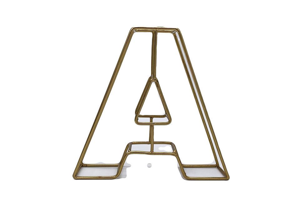 Gold Letter "A"